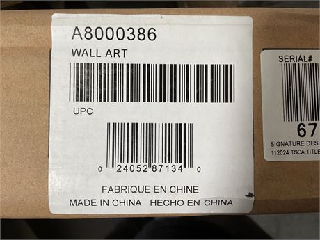 Art for the Wall- brand New in the BoxSignature Design