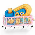 Pool accessories storage bin- outdoor friendly